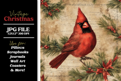 Huge Vintage Christmas Digital Paper Backgrounds Bundle Product Image 3