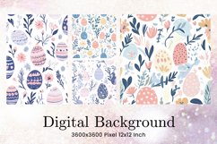 Easter Egg Background Backdrop Wallpaper Wall Art Product Image 1