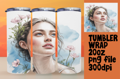 Exceptional 20oz Tumbler Design , Beauty Woman Product Image 1