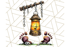 Halloween Monster Clipart PNG, Cute Spooky Characters Product Image 5