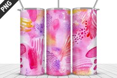Flowers Tumbler Wrap | Sublimation Design | Tumble PNG Product Image 2