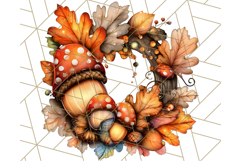 Autumn Library Clipart PNG, Cozy Fall Book Art Product Image 5