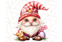 Easter Gnome PNG, Spring Bunny Clipart, Cute Digital Art Product Image 5
