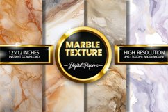 Marble Texture Digital Papers - 04 Variations Product Image 1
