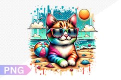 Summer Butterfly Sublimation - Clipart PNG Design Product Image 1