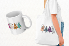 Cartoonish Christmas Trees Clipart Product Image 3