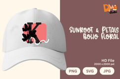Sunroot &amp; Petals Boho Floral Monogram Product Image 1