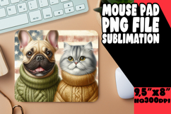 COZY MOUSE PAD FUN ART, Dog and cat Product Image 1