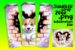 Exceptional 20oz Tumbler Design , Cute Dog Product Image 1