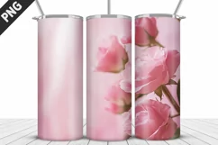 Flowers Tumbler Wrap | Sublimation Design | Tumble PNG Product Image 3