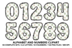 Safari Alphabet PNG - Letters &amp; Numbers Clipart 300 DPI Product Image 5