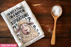 I&#039;m not a towel, I&#039;m a napkin with aspirations PNG, Funn Product Image 1