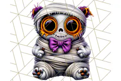 Spooky Cute Monster PNG Clipart, Adorable Halloween Monsters Product Image 5