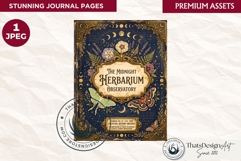 Botanical Herbarium Junk Journal Ephemera sheet cover page Product Image 1