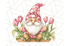 Summer Garden Gnomes Clipart PNG, Summer Country Gnomes Png Product Image 5