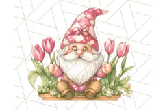 Summer Garden Gnomes Clipart PNG, Summer Country Gnomes Png Product Image 5