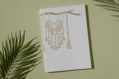 macrame, boho interior, logo elements, vector clipart, svg Product Image 4