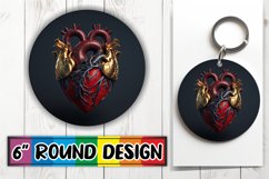 Sublimation Serenade with Heart Ornaments Product Image 1