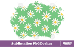 Retro Flowers Background Png Floral Paper Sublimation Bundle Product Image 2