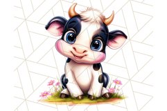 Kids Farm Clipart, Cute Farmer and Farm Animal PNG Product Image 2