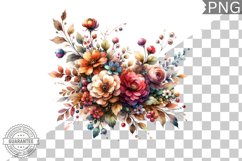 Flowers Sublimation - Clipart PNG Design Product Image 1
