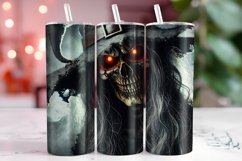 Halloween Skull Tumbler Wrap | Sublimation | Tumblers Product Image 1