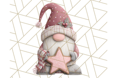 Cozy Winter Gnome Clipart PNG, Christmas Gnome Clip Art Product Image 5
