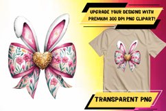 Bold PNG Artwork for T-Shirt Projects , Easter Bow Product Image 1