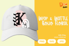 Wisp &amp; Wattle Boho Floral Monogram Product Image 1