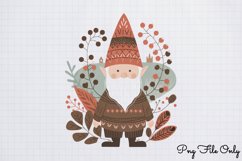 Scandinavian Folk Art Winter Clipart PNG Product Image 1