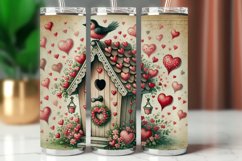 Valentine Tumbler Wrap 20 oz - bird nest Product Image 1