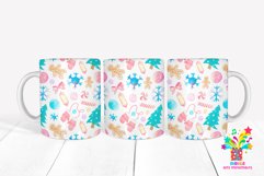 Christmas Mug Sublimation Design #21 / 11oz &amp; 15oz mug wrap Product Image 1