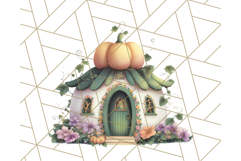 Whimsical Cottagecore Cottage PNG Clipart, Fairy House Png Product Image 5