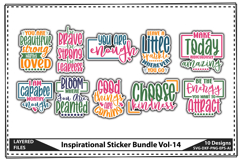 The Mega Sticker 500 Design Bundle, Printable Sticker Bundle Product Image 12