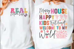 Motivational Mom Life Svg, Positive Quotes Png Product Image 5