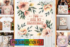 Stylish PNG Art for TSHIRTS, Flower Quote Product Image 1