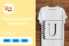 Tranquil Branch Monogram Icon Product Image 1