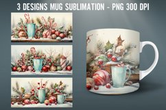Coffee Christmas Mug Wrap Sublimation Designs|Mug Wrap Product Image 1