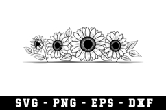 Wildflowers Svg Design | Svg Files for Cricut Product Image 1