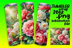 High-Quality 20oz Tumbler Design , Flower Product Image 1