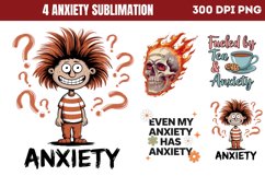 Anxiety Sublimation Bundle PNG Product Image 1