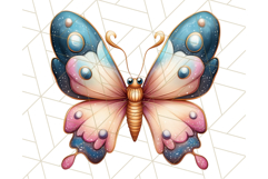 Jewel Toned Butterfly PNG Clipart, Vibrant Butterflies Product Image 5
