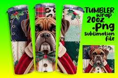 Trendy 20oz Tumbler Wrap File , Holiday Pets Product Image 1