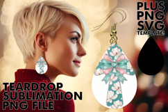 Radiant Teardrop Earrings Gift Ideas, Flower Cross Product Image 1