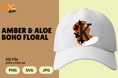 Amber &amp; Aloe Boho Floral Monogram Product Image 1