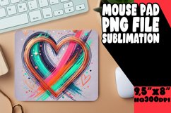 LUMINOUS MOUSE PAD CREATIVE DESIGN, Heart Product Image 1