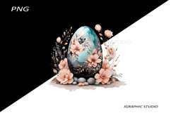 Easter Clipart, Easter Egg Clipart, Easter Bunny Png Product Image 1