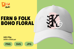 Fern &amp; Folk Boho Floral Monogram Product Image 1