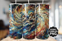 Stained On Stained Glass Tumbler Warp - Tumbler Design Product Image 1