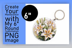 Cute Circle PNG for Coasters , Flowers Product Image 1